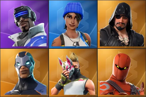 Blue Striker, Blue Team Leader, Blackheart, Carbide, Drift, Hybrid