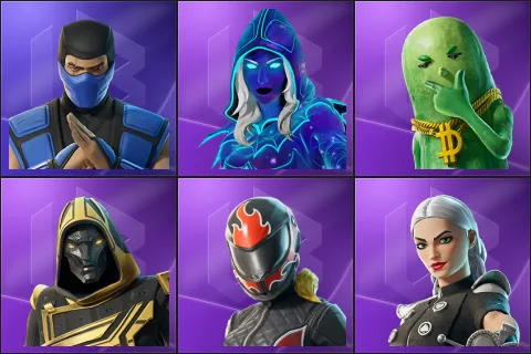 Sub-Zero (MK3), Andromeda, Big Dill, Blitz Knight, Burnoff, Cassidy Quinn