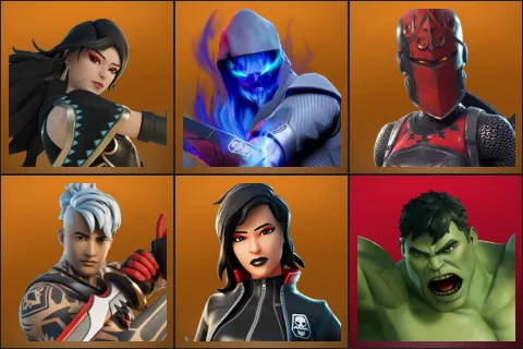 Era, Fusion, Red Knight, Ronin, Sorana, Hulk