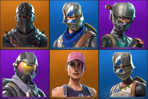 Black Knight, Blue Squire, Elite Agent, Rogue Agent, Rose Team Leader, Royale Knight