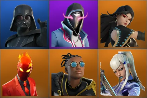 Darth Vader, Xander, Era, Inferno, Malik, Mizuki