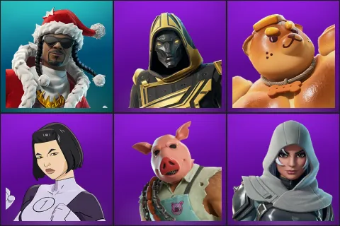 Santa Dogg, Blitz Knight, Doughberman, Dupli-Kate, Pig the Butcher, Vanguard Zadie