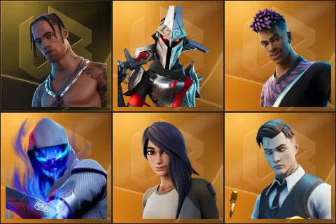 Travis Scott, Eternal Knight, Fade, Fusion, Gear Specialist Maya, Midas