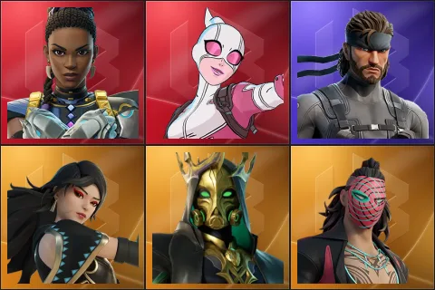 Shuri, Gwenpool, Solid Snake, Era, Hades, Kado Thorne