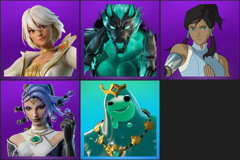 Aphrodite, Cerberus, Korra, Medusa, Poseidon