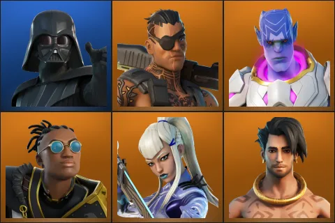 Darth Vader, Joey, Kymera, Malik, Mizuki, Raz