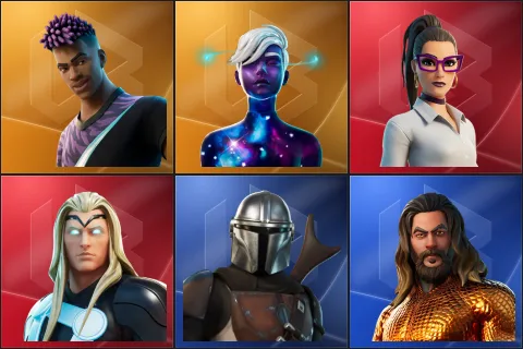 Fade, Galaxy Scout, Jennifer Walters, Thor, Mandalorian, Aquaman