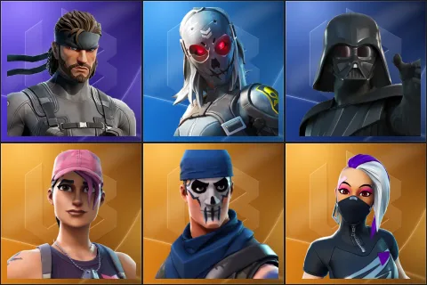 Solid Snake, Zadie, Darth Vader, Rose Team Leader, Warpaint, Catalyst
