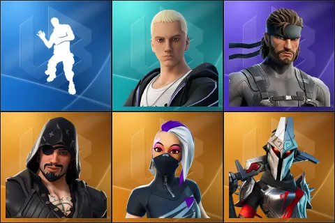 Laugh It Up, Slim Shady, Solid Snake, Blackheart, Catalyst, Eternal Knight