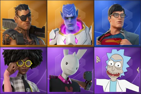 Joey, Kymera, Clark Kent, Doctor Slone, Guggimon, Rick Sanchez