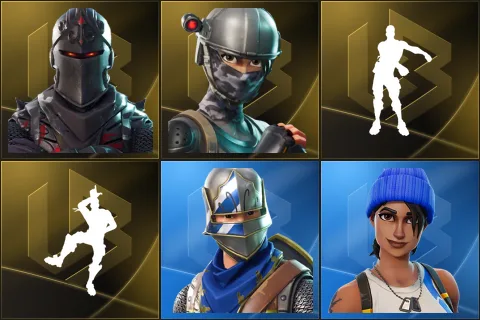 Black Knight, Elite Agent, Floss, Take The L, Blue Squire, Blue Team Leader