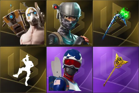 Psycho Bandit, Elite Agent, Merry Mint Axe, Take The L, Mogul Master (USA), The Axe of Champions
