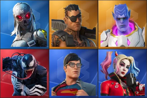Zadie, Joey, Kymera, Venom, Clark Kent, Rebirth Harley Quinn