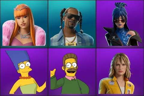 Rap Princess Ice Spice, Snoop Dogg, Hope, Marge Simpson, Ned Flanders, The Bride