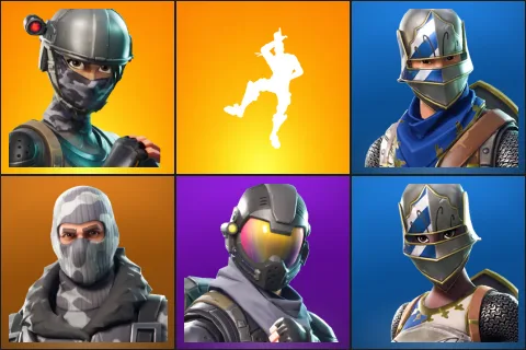 Elite Agent, Take The L, Blue Squire, Havoc, Rogue Agent, Royale Knight