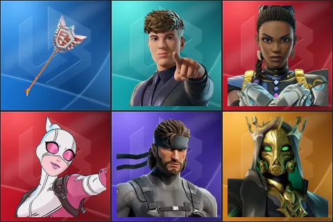 The Axe of Champions 2.0, Clix, Shuri, Gwenpool, Solid Snake, Hades