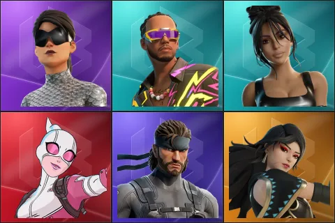 Unchained Ramirez, Lewis Hamilton, Iconic Kim Kardashian, Gwenpool, Solid Snake, Era