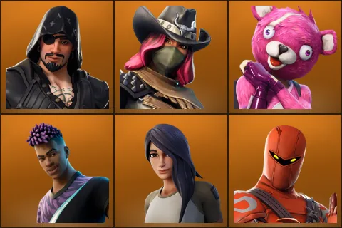 Blackheart, Calamity, Cuddle Team Leader, Fade, Gear Specialist Maya, Hybrid