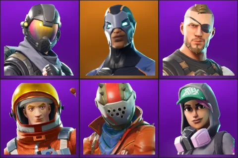 Rogue Agent, Carbide, Battlehawk, Mission Specialist, Rust Lord, Teknique