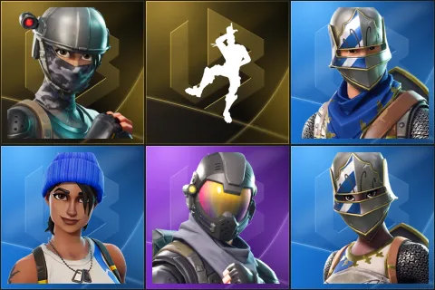 Elite Agent, Take The L, Blue Squire, Blue Team Leader, Rogue Agent, Royale Knight