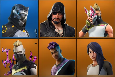 Huntmaster Saber, Blackheart, Drift, Driftwalker, Fade, Gear Specialist Maya