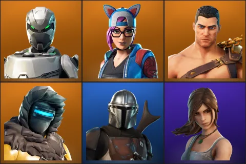 Eon, Lynx, Menace, Zenith, Mandalorian, Lara Croft