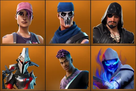 Rose Team Leader, Warpaint, Blackheart, Eternal Knight, Fade, Fusion