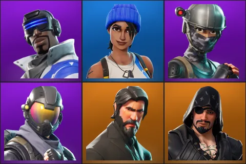 Blue Striker, Blue Team Leader, Elite Agent, Rogue Agent, The Reaper, Blackheart
