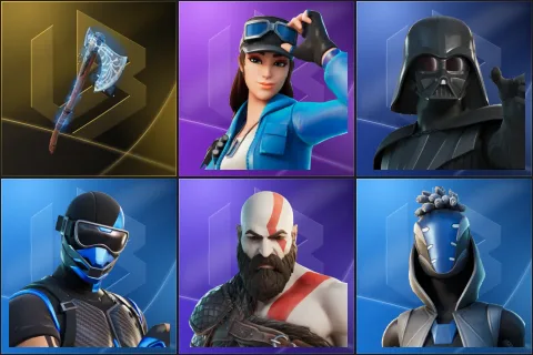 Leviathan Axe, Cloud Striker, Darth Vader, Fixer, Kratos, Sultura