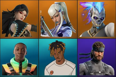 Era, Mizuki, Renzo the Destroyer, Khaby Lame, Slayer Juice WRLD, Solid Snake