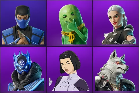 Sub-Zero (MK3), Big Dill, Cassidy Quinn, Cobalt Snowfoot, Dupli-Kate, Fletcher Kane