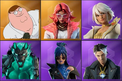 Peter Griffin, Valeria, Aphrodite, Cerberus, Hope, Montague