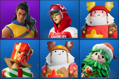 Trailblazer Tai, Arctic Adeline, Guff Gringle, Holiday Boxy, Sled Ready Guff, Winterfest Bushranger