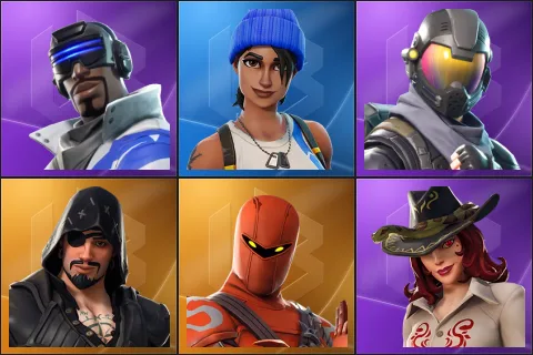 Blue Striker, Blue Team Leader, Rogue Agent, Blackheart, Hybrid, Sidewinder