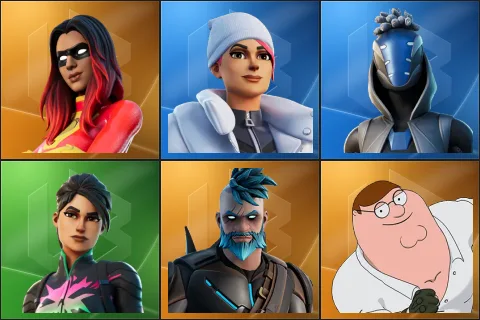 Joltara, Blizzard Bomber, Sultura, Trinity Trooper, Omegarok, Peter Griffin