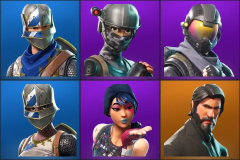 Blue Squire, Elite Agent, Rogue Agent, Royale Knight, Sparkle Specialist, The Reaper