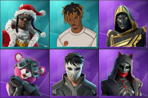 Santa Dogg, Slayer Juice WRLD, Blitz Knight, Cuddle Team Specialist, Daigo, Felina