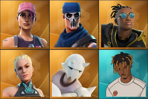 Rose Team Leader, Warpaint, Malik, Paradigm (Reality-659), Snap, Slayer Juice WRLD