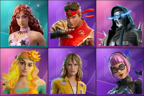 Chappell Roan, FIRE Master Kai, Skull Raider, Soleil, The Bride, Void Walker Lynx
