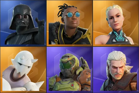 Darth Vader, Malik, Paradigm (Reality-659), Snap, Doom Slayer, Geralt of Rivia