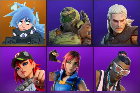 Nezumi, Doom Slayer, Geralt of Rivia, Dusty, Explorer Emilie, Massai