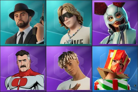 Marshall Never More, The Kid LAROI, Flapjackie, Omni-Man, Sunset Alto, Holiday Boxy