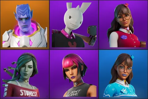 Kymera, Guggimon, Isabelle, Lyra, Sunny, Blizzabelle