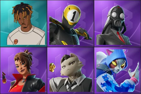 Slayer Juice WRLD, 1-Ball, Chaos Director, Dynamo TNTina, Meowdas, Nyanja