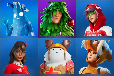 Polar Peely, Lt. Evergreen, Arctic Adeline, Krisabelle, Sled Ready Guff, Wooly Warrior