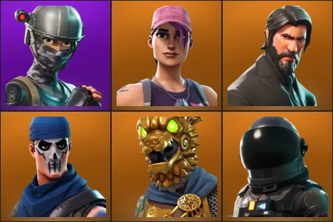 Elite Agent, Rose Team Leader, The Reaper, Warpaint, Battle Hound, Dark Voyager