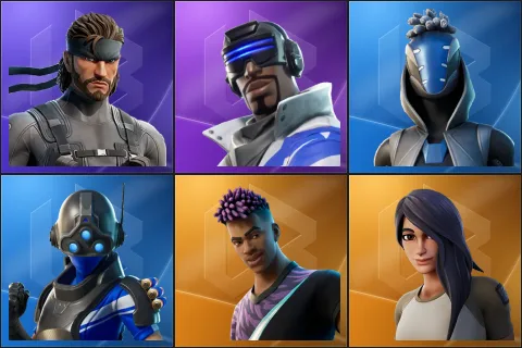 Solid Snake, Blue Striker, Sultura, Trilogy, Fade, Gear Specialist Maya