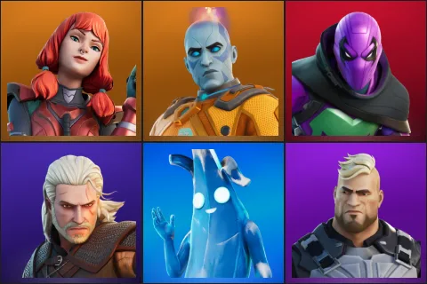 The Imagined, The Origin, Prowler, Geralt of Rivia, Polar Peely, Gunnar