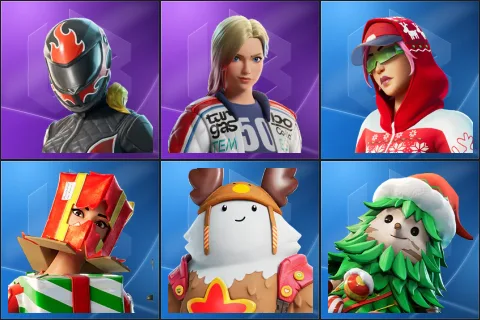 Burnoff, Dueling Dragons Jackie, Arctic Adeline, Holiday Boxy, Sled Ready Guff, Winterfest Bushranger