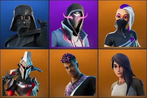 Darth Vader, Xander, Catalyst, Eternal Knight, Fade, Gear Specialist Maya